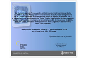 Exposición ''Evita: vitrales y esculturas de hierro y vidrio''
