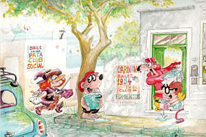 ''Postales porteñas''. Colección del Museo del Dibujo y la Ilustración