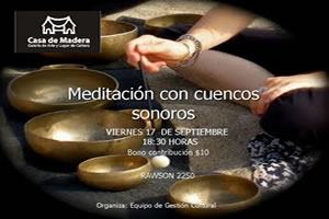 Meditación con cuencos sonoros