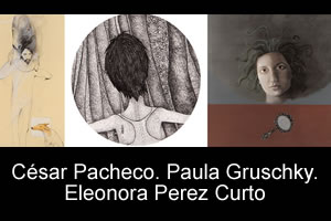 César Pacheco, Paula Gruschky y Eleonora Pérez Curt