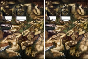 Recuperaron un mural de David Alfaro Siqueiros