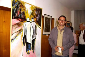 El artista Jorge Blanco expuso en la 10ª Convención Argentina de Arte Decorativo