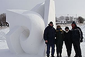 Encuentros de escultura en nieve