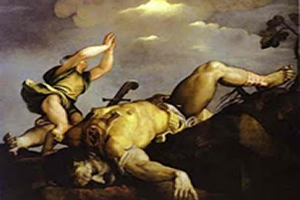 Dañaron el David y Goliat 