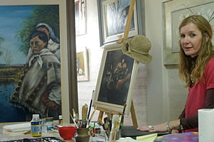 Irene Mosiuk: Elegida para pintar a Ceferino Namuncurá 