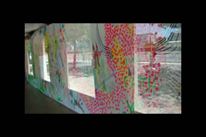 Exhiben murales en el pabellón de Arte de la UCA 