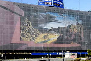 El Edificio Del Plata luce una obra de Max Gómez Canle