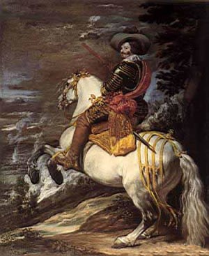 Conde-Duque a caballo, de Diego Rodríguez de Silva  Velázquez