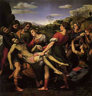 Deposición del cuerpo de Cristo, de Rafael de Sanzio
