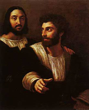 Doble retrato, de Rafael de Sanzio