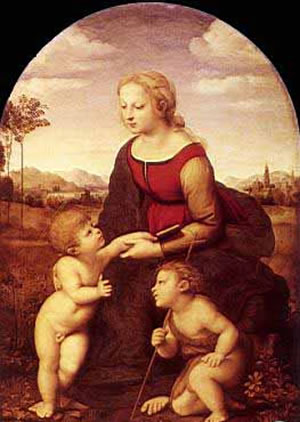 La bella jardinera, de Rafael de Sanzio