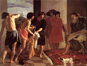 La túnica de José, de Diego Rodríguez de Silva  Velázquez