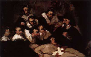 Lección de anatomía, de Edouard Manet