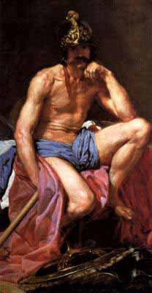 Marte, de Diego Rodríguez de Silva  Velázquez