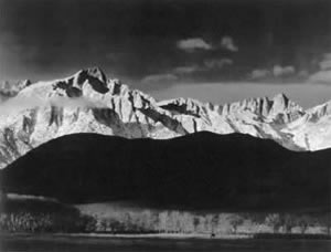 Winter Sunrise the Sierra Nevada, de Ansel Easton  Adams