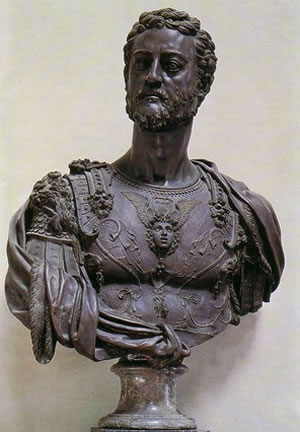 Busto de Cosimo I de´Medici, de Benvenuto Cellini