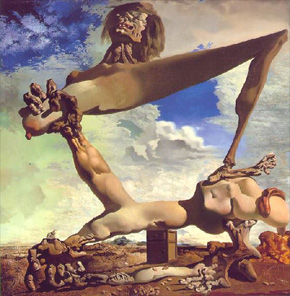 Construcción blanda con judias hervidas , de Salvador Dalí