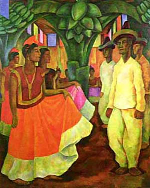 Danza Tehuana, de Diego Rivera