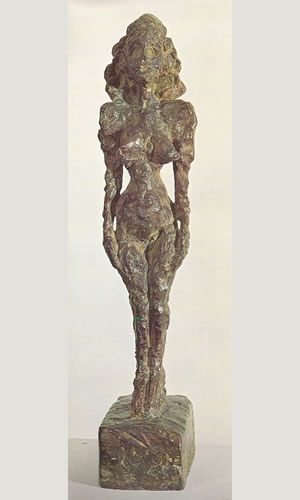 Desnudo de pie II, de Alberto Giacometti
