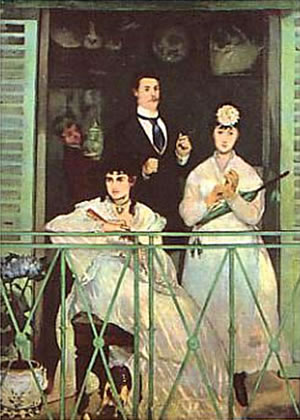 El balcón, de Edouard Manet
