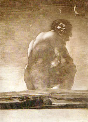 El coloso, de Francisco de Goya