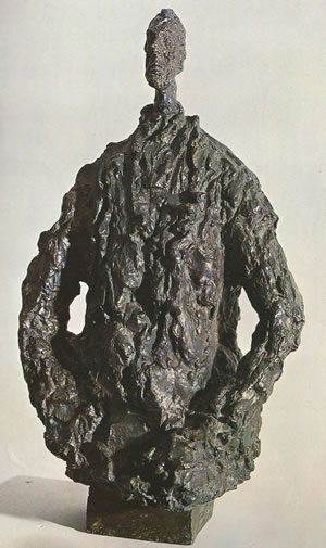 Hombre en camisa, de Alberto Giacometti