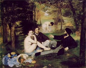 La merienda campestre , de Edouard Manet