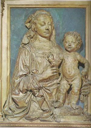 Madona con el niño, de Andrea del Verrocchio