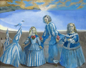 Meninas en Zarautz, de Fernando Beorlegi