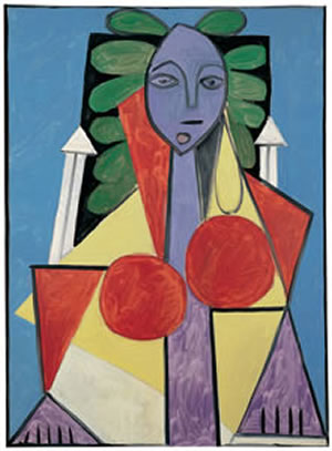 Mujer en un sillón, de Pablo Picasso
