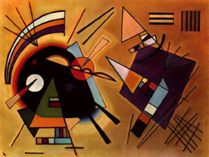 Negro y violeta, de Wassily Kandinsky