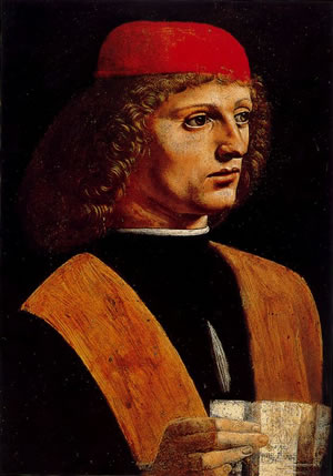 Retrato de un músico, de Leonardo Da Vinci