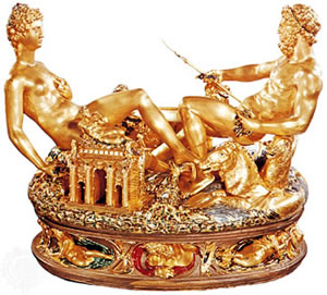 Salero de Francisco I, de Benvenuto Cellini