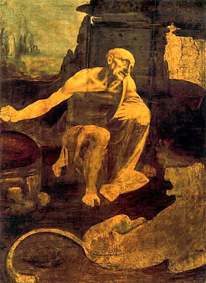San Jerónimo, de Leonardo Da Vinci