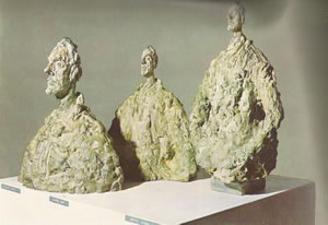 Tres bustos de Diego, de Alberto Giacometti
