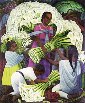 Vendedora de Flores, de Diego Rivera
