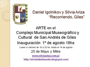 Daniel Igolnikov y Silvia Ariza: Recorriendo Giles