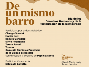 De un mismo barrio