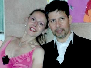 Estela Sanjuan y Abel Areco