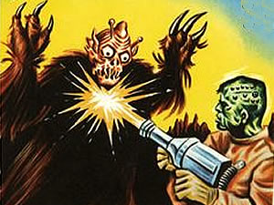 Frankenstein contra el Monstruo del Espacio