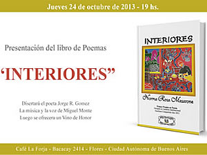 Norma Rosa Masarone presenta Interiores
