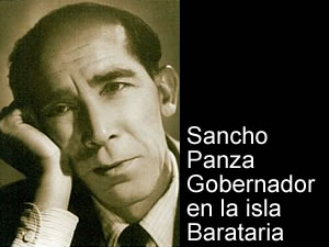 Sancho Panza Gobernador en la isla Barataria