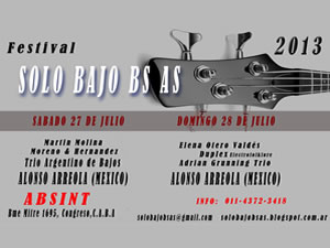 Festival Solo Bajos Bs. As. 2013