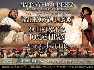 Tomás Lipán y Ballet Salta